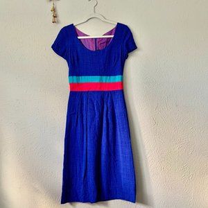 Vintage 70s/80s Color Block Dress